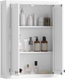 Homcom Wandkast MDF 61 x 20 x 84 cm Wit