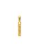 Lucardi Dames 14 karaat geelgouden letterhanger voor dames