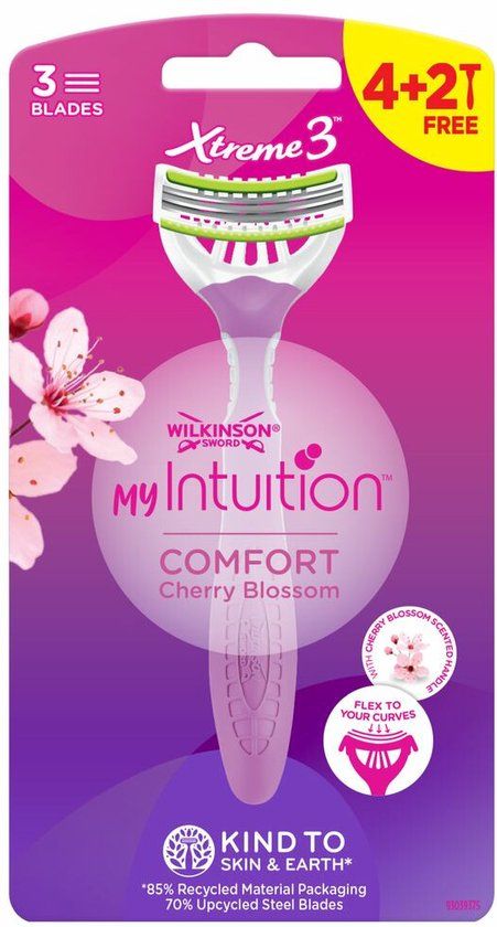 Wilkinson Xtreme 3 Beauty - Wegwerpscheermesjes - 6 stuks - Roze