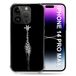 Beschermhoesje iPhone 14 Pro Plus (6,7 inch) hoesje, giraf motief, zwart