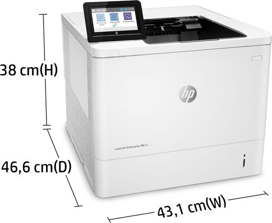 HP LaserJet Enterprise HP LaserJet Enterprise M612dn, Print, Dubbelzijdig afdrukken