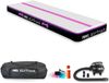 MMS AirTrack Mermaidsisters MMS AirTrack Plus Turnmat – 300x100x20 cm – Professionele Opblaasbare Gymmat – Incl. Pomp & Draagtas – Roze