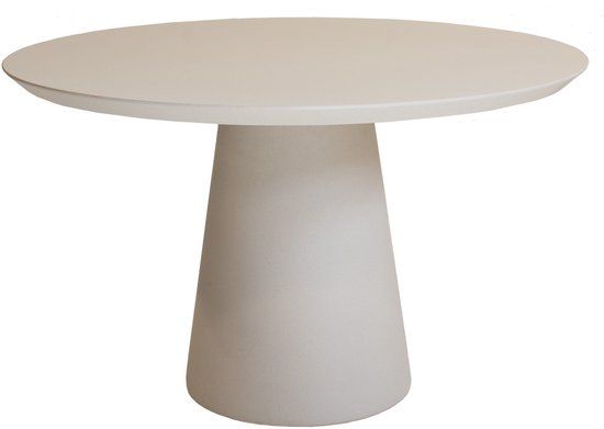 DÉJA Living Eettafel Grabo - Beige Eco Composiet - 120x120x76cm
