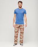 Superdry ESSENTIAL LOGO EMB TEE Heren T-shirt Blauw Maat S
