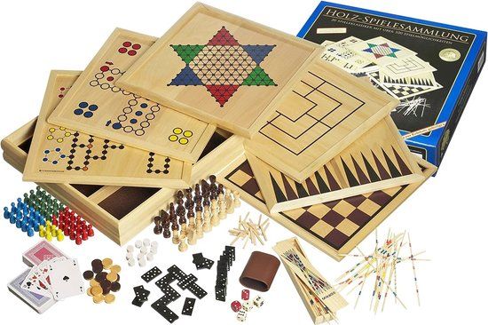 Philos Houten Spellenverzameling Compendium 100 - Bordspel (ENG)