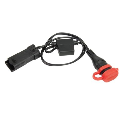 OptiMate O-47 accukabel met SAE aansluiting en waterdichte kap. laadkabel voor motoraccu. geschikt voor intensief buitengebruik