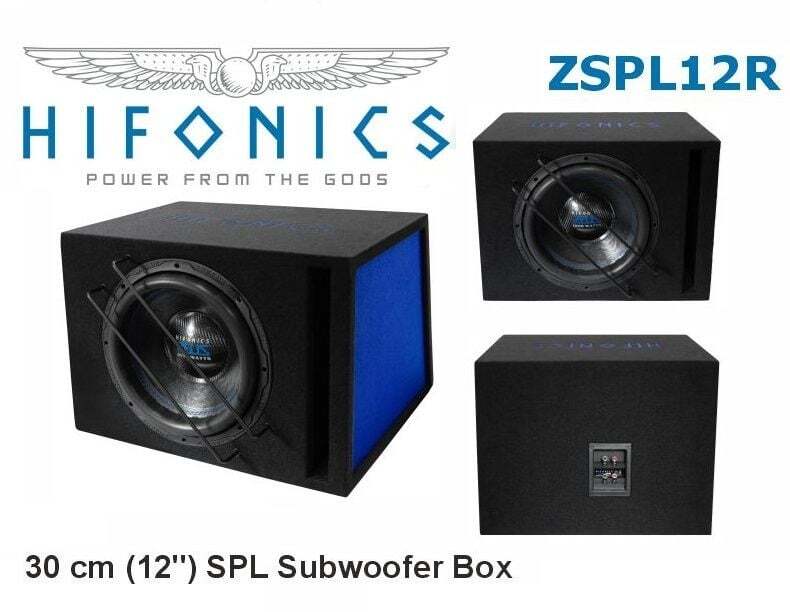 Hifonics Hifonics Zeus ZSPL12 R - Enkel basreflexsysteem subwooferbox - 12" - 600 Watt RMS