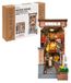 StarTech Sakura Sakura Wijnkelder - Zelfbouwmodel - Miniatuur poppenhuis - Houten bouwpakket - LED-verlichting - 249 onderdelen - Boekhouder - 11,1 x 19,5 x 22,1 cm