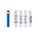 100 Bbagua 100 GPD-membraan + pakket van 4 inline-filters. 1 sedimentfilter, 1 GAC-koolstoffilter, 1 blokkoolfilter en 1 natuurlijk kokosnootpostfilter. Vermindert TDS.