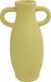 Countryfield Amphora kruik/vaas - geel terracotta - 12 x 20 cm