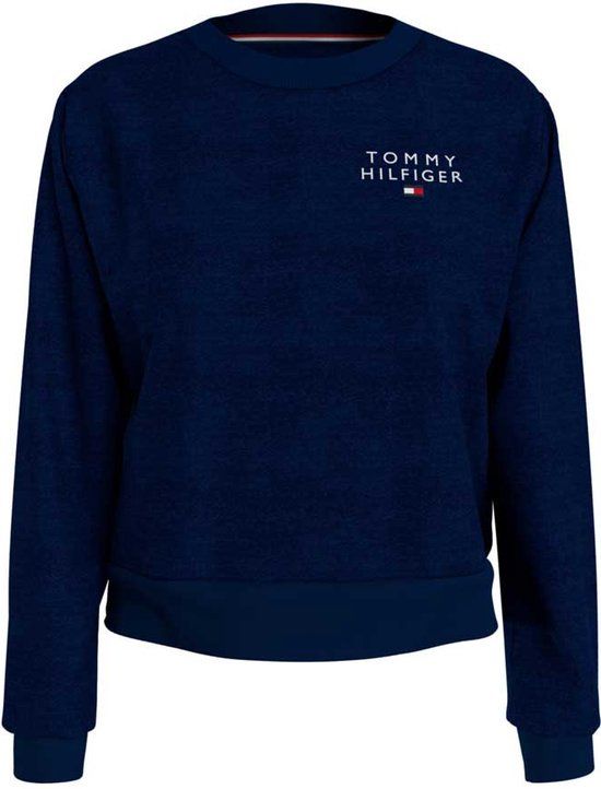 Tommy Hilfiger Uw0uw04521 Sweatshirt Blauw L Vrouw