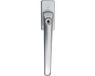 AXA Veiligheids raamsluiting L- Draai-kiep raamkruk - 7x32 mm - met Cilinder SKG2 - Aluminium - F1 - Afsluitbaar