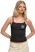 Superdry Athletic Embroider Button Mouwloos T-shirt Zwart XL Vrouw