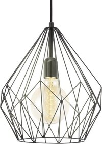 EGLO Carlton Hanglamp - E27 - Ø 31 cm - Zwart