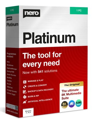 Nero Platinum 365 - 1 User - 1 Year - Multilingual - Windows Download