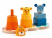 Djeco Jouets à empiler en bois Multi Stack Baby Couleurs Éducatif
