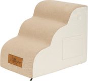 By Cee Cee Hondentrapje Voor Honden - Hondentrap Stevig - Honden Opstapje - 3 Treden - 40x57x40cm - Bruin En Beige - Kai