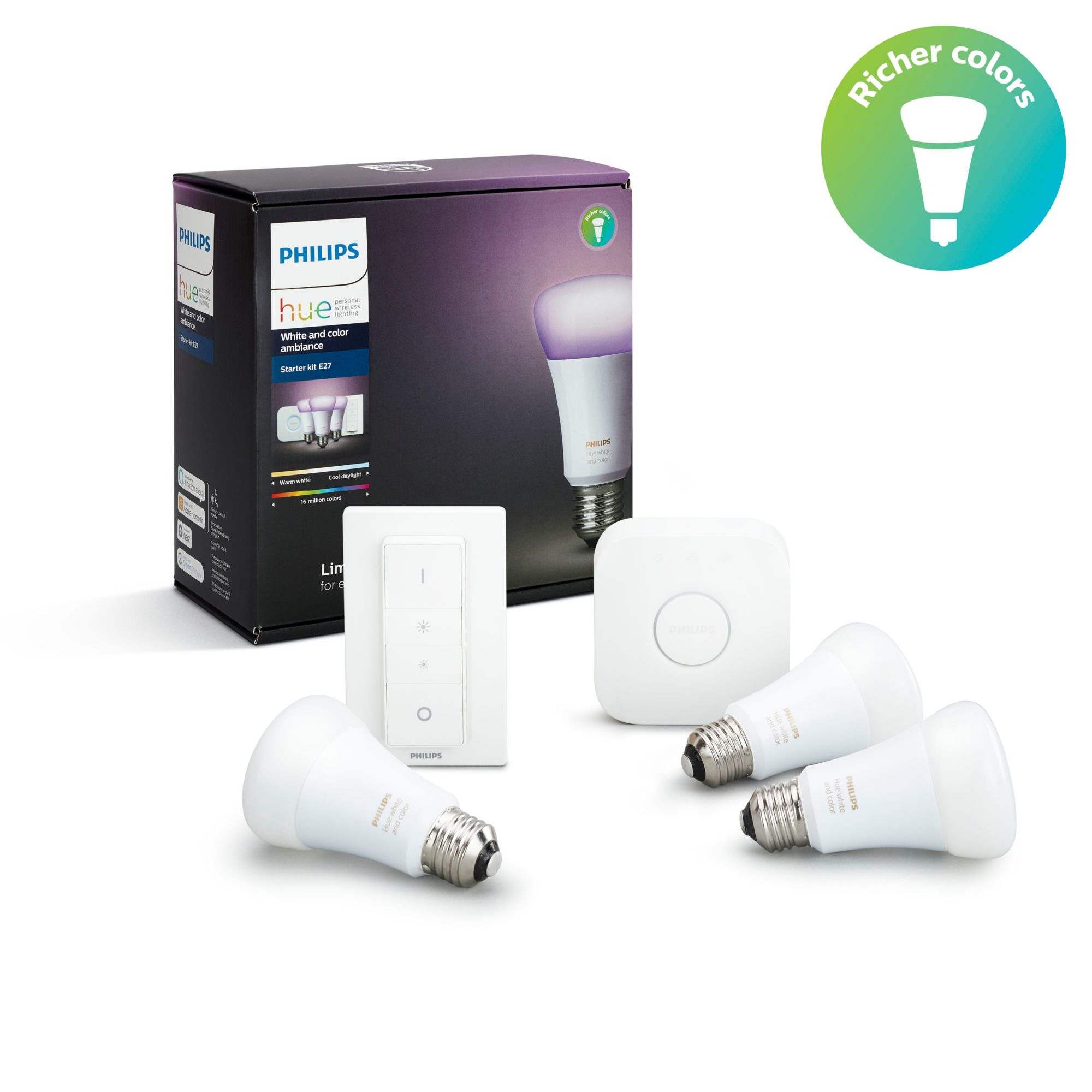 Philips Hue White and Color Starterkit E27