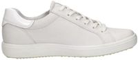 Ecco Soft 7 Side Zip Lace Veterschoenen Laag - Wit - Maat 38