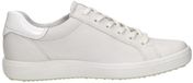 Ecco Soft 7 Side Zip Lace Veterschoenen Laag - Wit - Maat 38