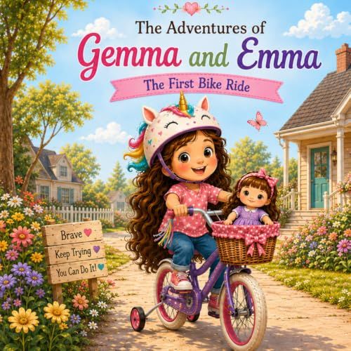 The Adventures of Gemma and Emma: Gemma and Emma's First Bike Ride: A Sweet Story About Courage, Practice, and Never Giving Up