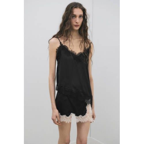 Mango Top 'TITY' zwart