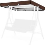 Merkloos Schommelhoes - Afdekking tuinschommel - Bescherming buitenmeubels - Waterdichte constructie - 164 x 114 x 15 cm - Bruin