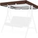Merkloos Schommelhoes - Afdekking tuinschommel - Bescherming buitenmeubels - Waterdichte constructie - 164 x 114 x 15 cm - Bruin