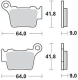 Moto-master Bmw 094422 Gesinterde Remblokken Zwart