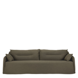 Ethnicraft Weave 3-zits Bank Green Fabric