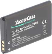 ACCUCELL AccuCell-batterij geschikt voor Nokia 6230i, BL-5C, 1000mAh