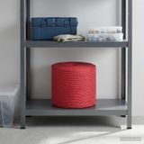 vidaXL Jute touw 8 mm rood 100% tossa jute