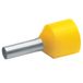 Klauke 43512 Ferrule 6 mm² Partially insulated Yellow 100 piece(s)