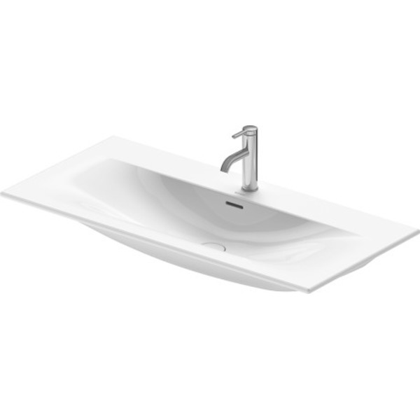 Duravit Viu meubelwastafel 103cm met kraangat wit 2344100000