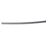 Godet Gevormde staalkabel met mantel van pvc-kristal, op haspel - hefvermogen 50 tot 480 kg