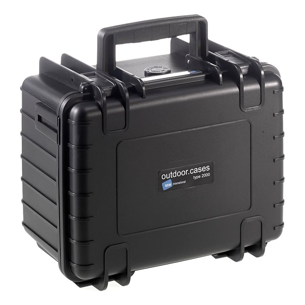 B&W outdoor.cases B&W Outdoor Case Type 2000 - Zwart