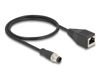 Delock 60621 câble réseau Noir 0,5 m Cat5e S/FTP (S-STP) Rond