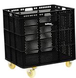 Softee Pu Mand Met Wielen Zwart 47.5x53.5x62 cm