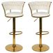 Samt Tabouret de bar - Tabouret de bar réglable et pivotant pour cuisine et bar - Assise rembourrée - Cadre en métal - Design moderne - Gris clair