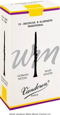 Vandoren Bb Klarinet Riet White Master 4 - 10 Stuks