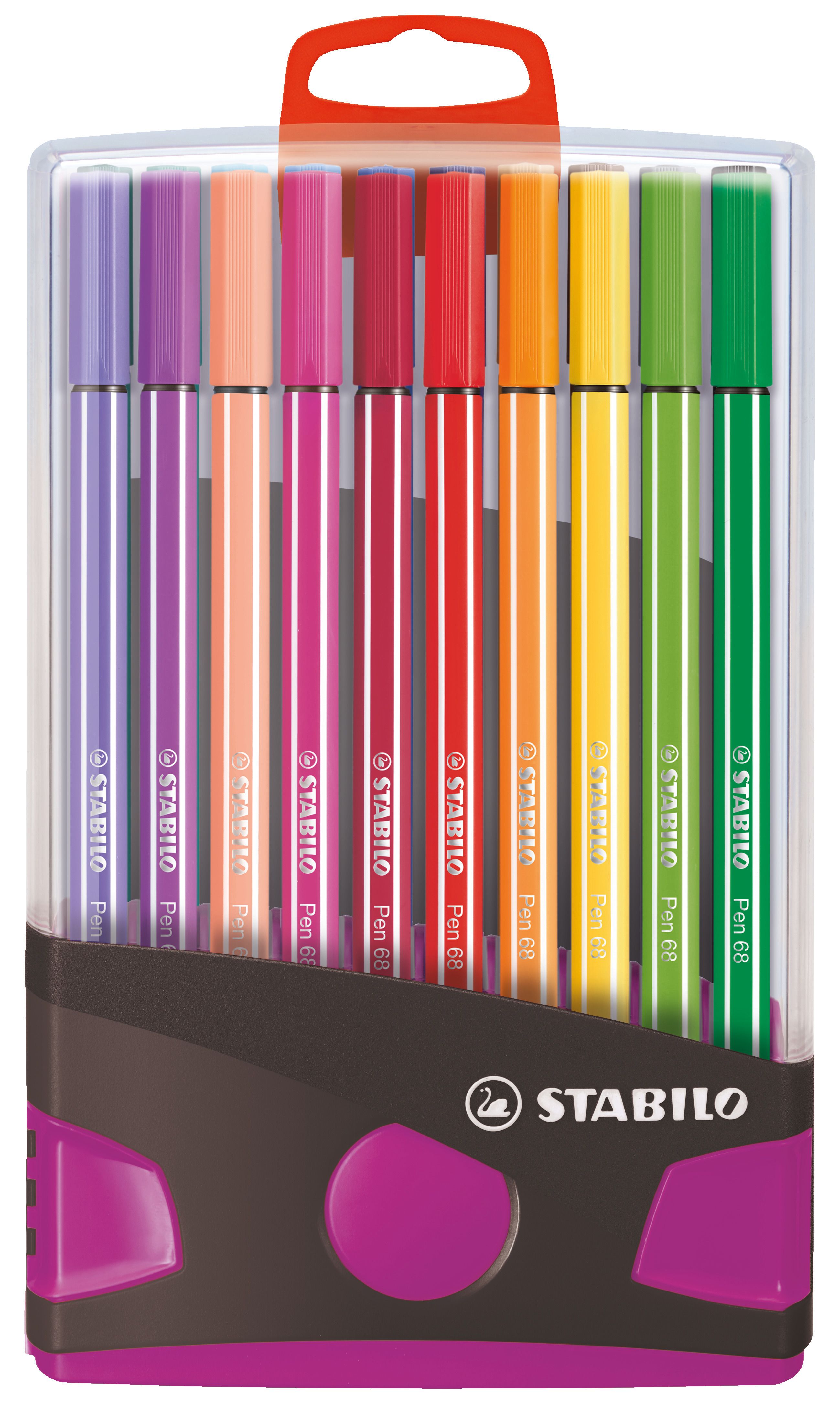 STABILO Pen 68 ColorParade Viltstift Set - 20 Kleuren