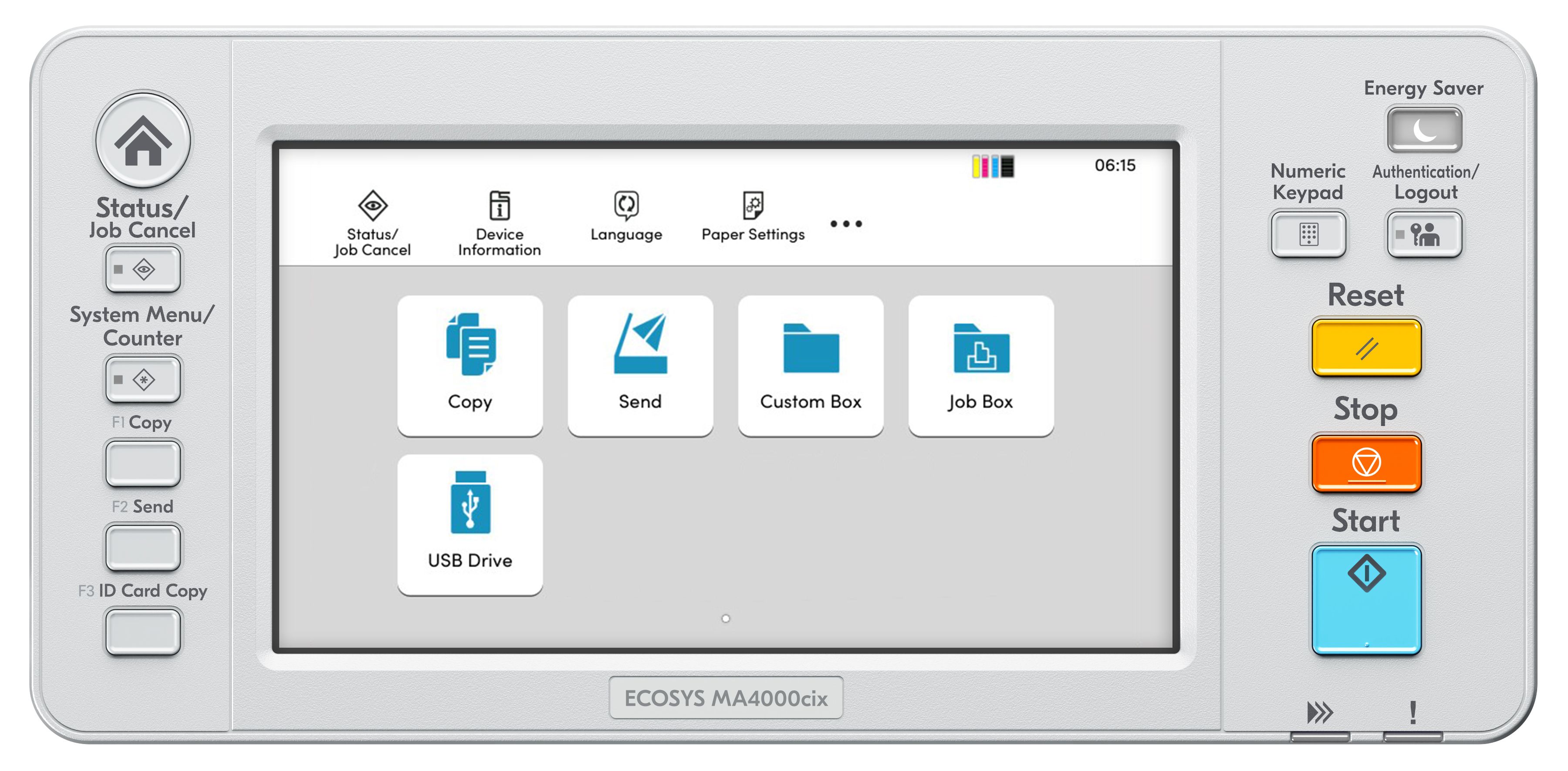 KYOCERA ECOSYS MA4000cix - All-in-One Laserprinter - Kleur - A4 - Duplex - 40 ppm