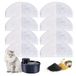 Kattenfonteinfilter, Dhohoo Kattenfonteinfilter, 8 stuks, filter, kattenfontein, filter voor kattenfontein met koolfilter en schuimfilter, drinkfontein katten, vervangingsfilter voor Dhohoo 2,5 l katten drinkfontein