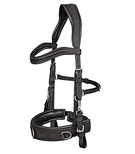 Waldhausen Leder-Kappzaum anatomic black WB-Extra