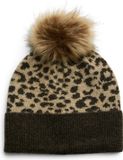 PIECES - PCJUMBO HOOD BC - Beanie - Panterprint - Polyester - Morel - One Size