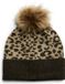 PIECES - PCJUMBO HOOD BC - Beanie - Panterprint - Polyester - Morel - One Size