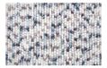 Spirella Kito Badmat Katoen/Microvezel/Polyester Patroon Blauw/Bruin/Wit 55 cm
