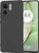 Techsuit Hoesje geschikt voor Motorola Edge 40 - Soft Flex Silicone Back Cover - Zwart