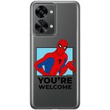 ERT GROUP Mobiele telefoonhoes voor OnePlus NORD 2T 5G Original en officieel gelicentieerd Marvel Spider Man 030-patroon passend bij de vorm van de mobiele telefoon, gedeeltelijk bedrukt