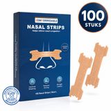 Comformidable® Neusstrips 100 stuks – Anti Snurk - Neuspleisters - neusspreider - Snurken